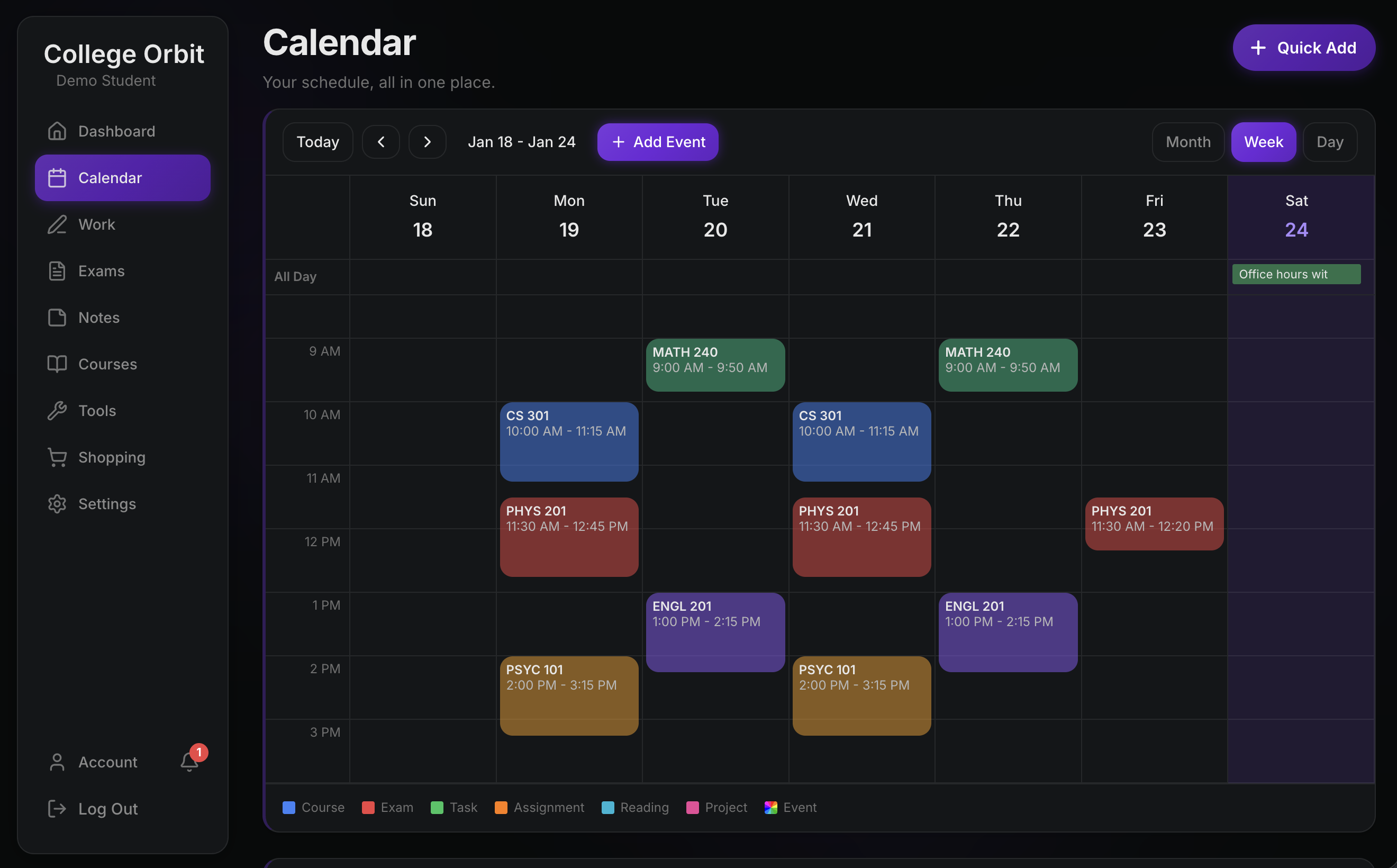 College Orbit gallery image