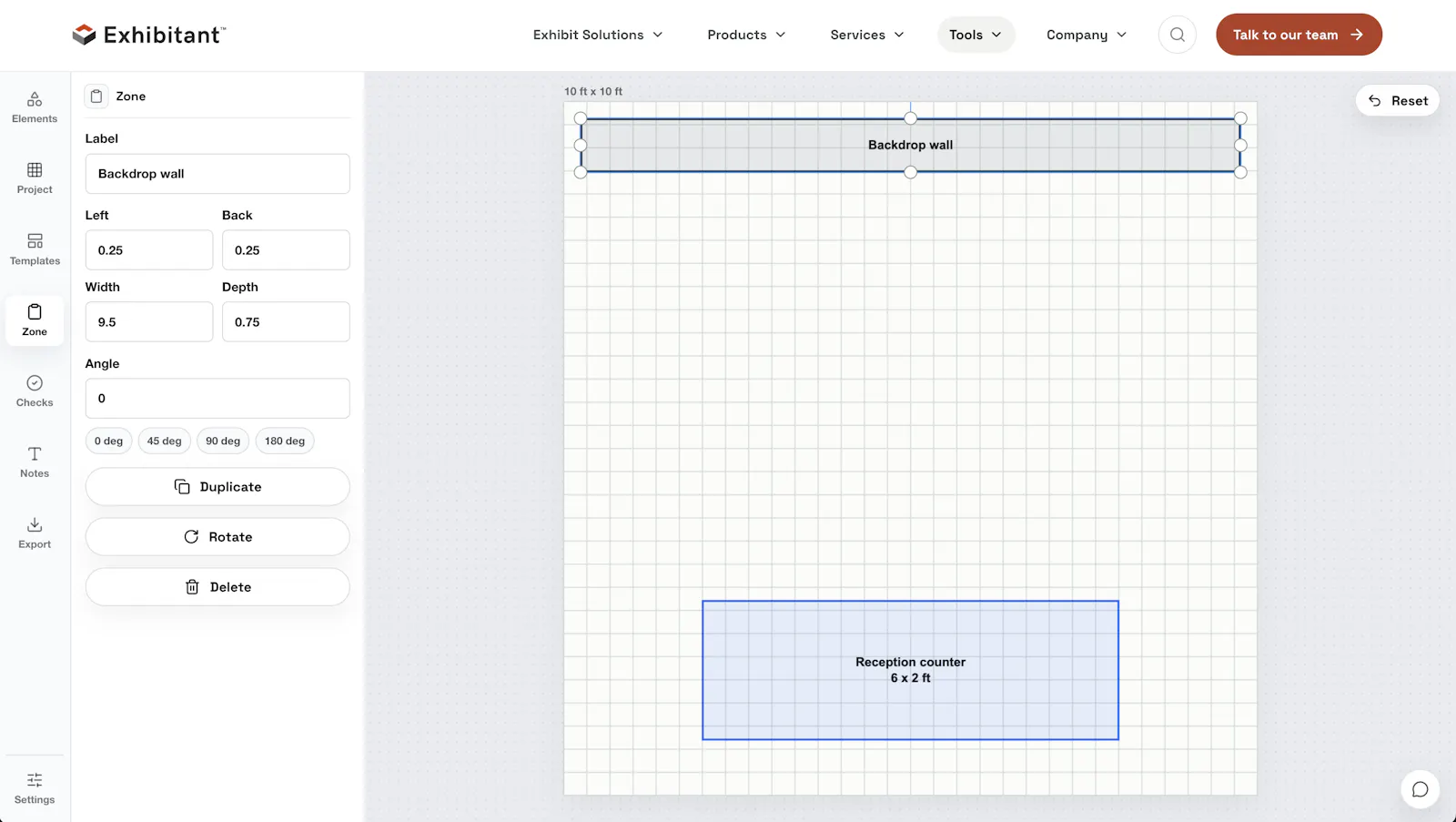 Trade Show Booth Layout Builder screenshot 1