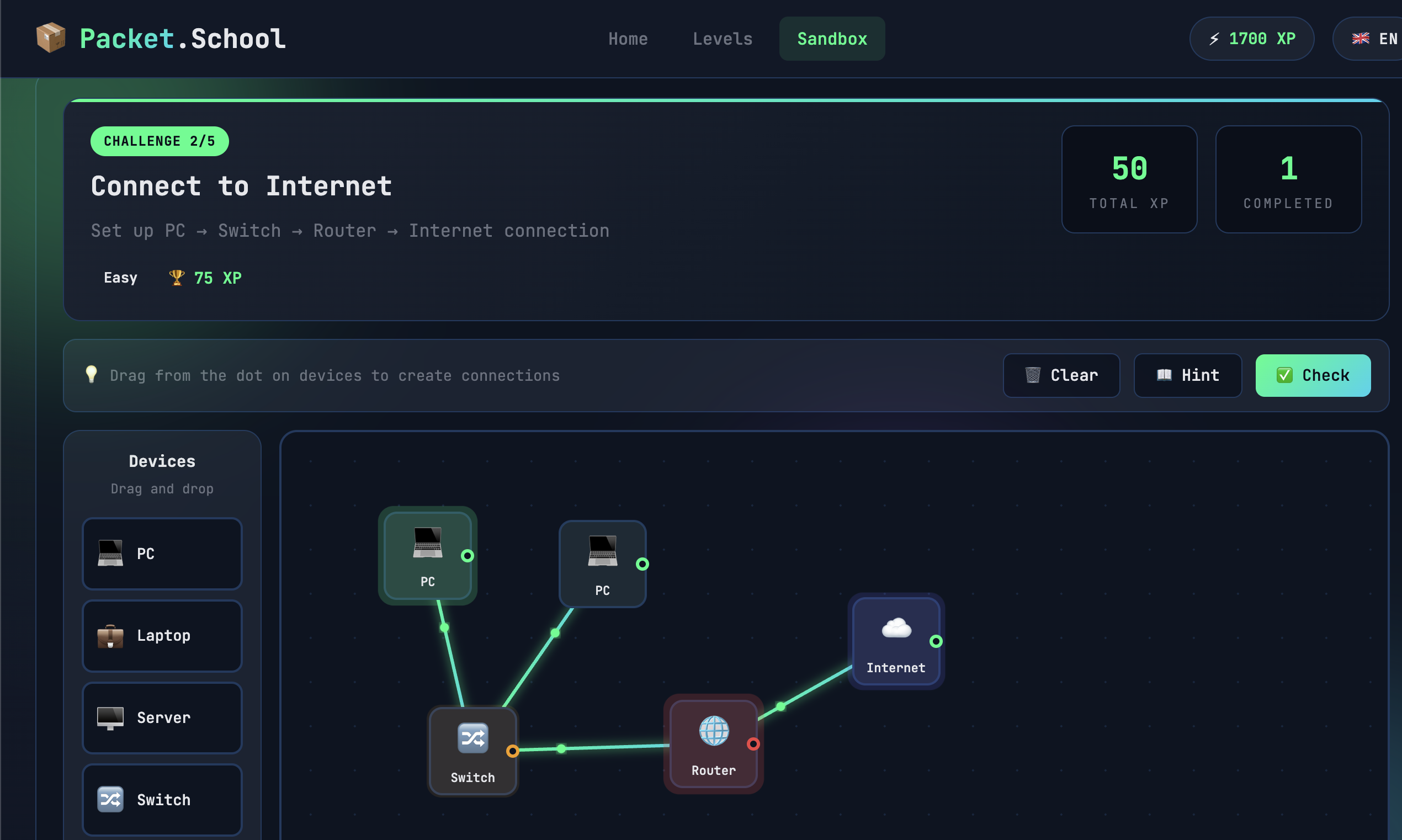 Packet.School gallery image