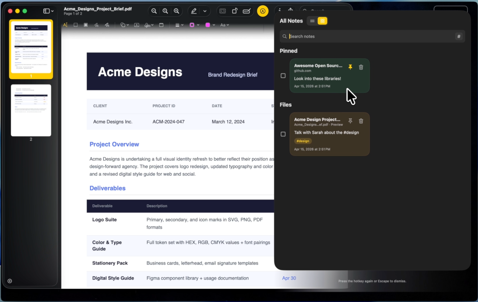 NoteSide gallery image