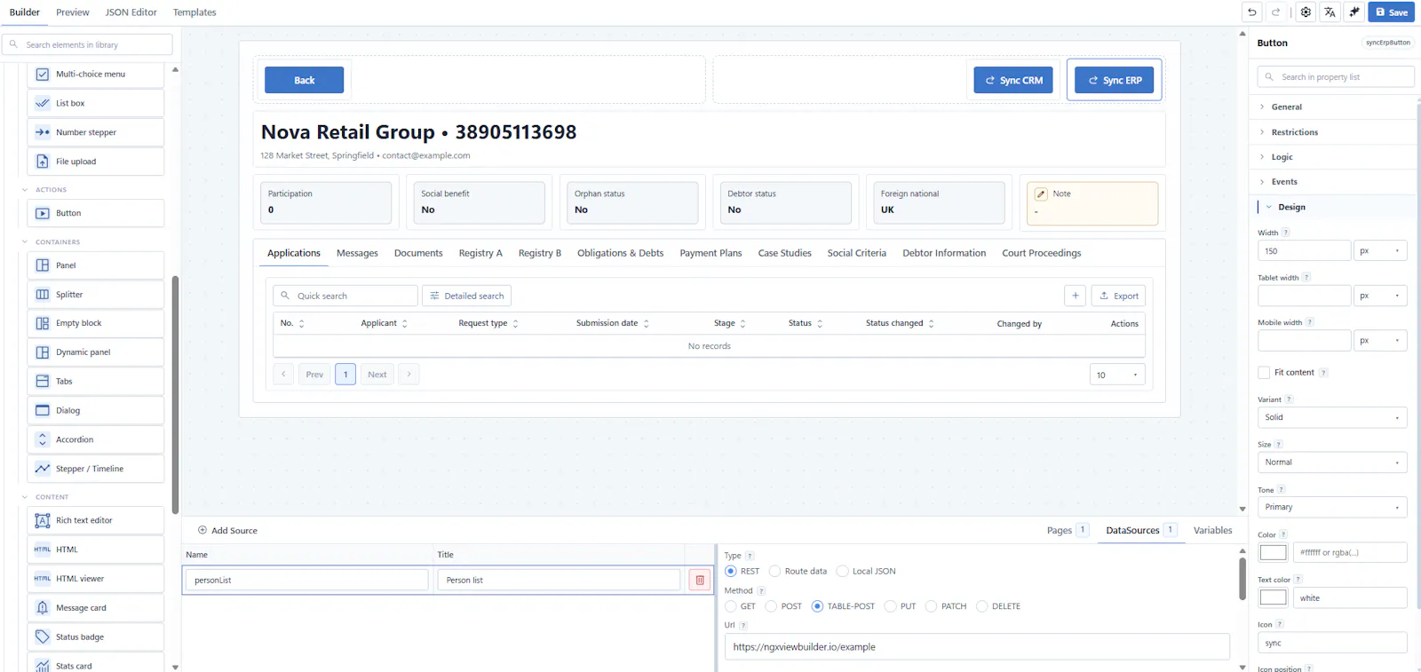 NGX View Builder (Beta) screenshot 6
