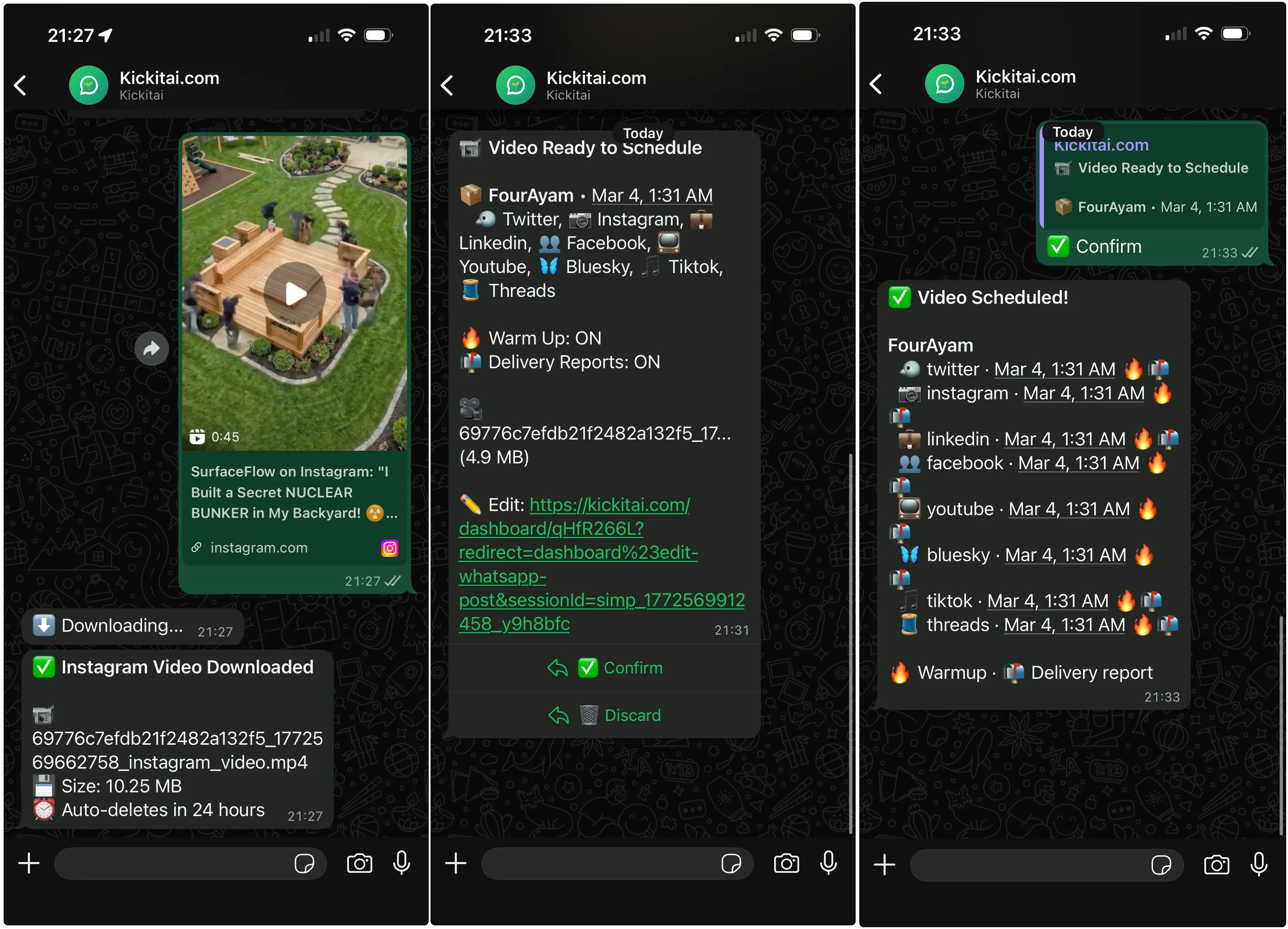 Kickitai  - Screenshot 3 showing product features and functionality