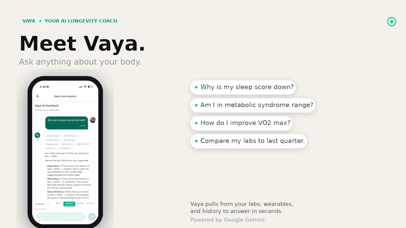 Vitality AI Health  screenshot 5