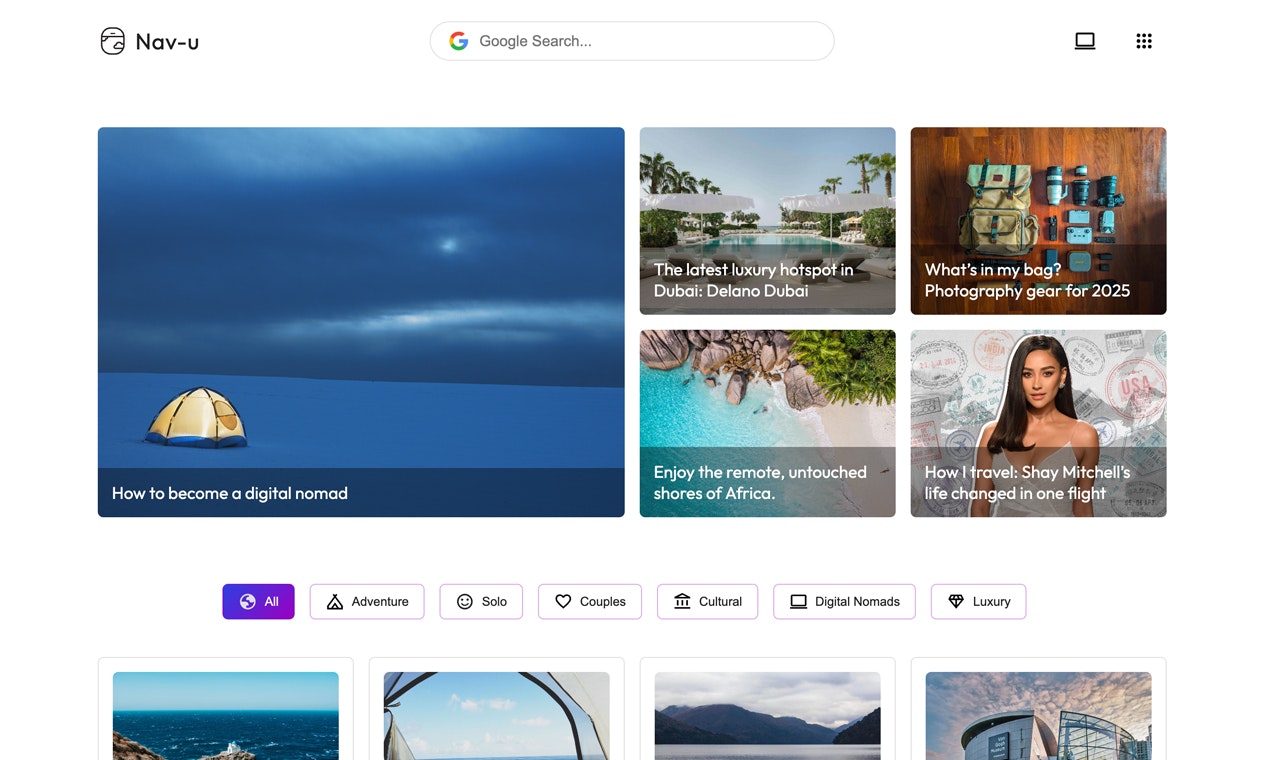 Média Nav-u - Les voyageurs inspirants, tous les jours 2