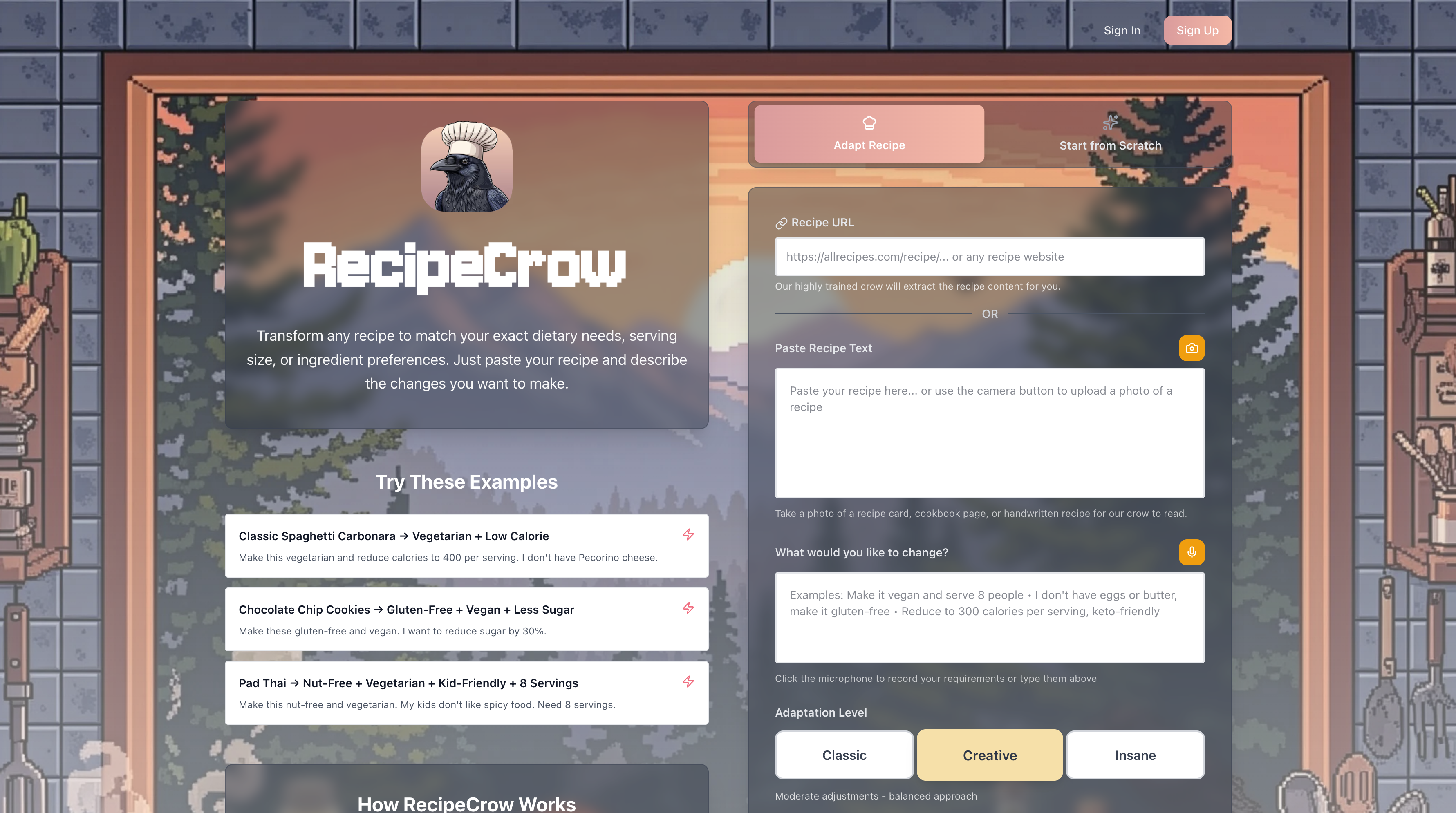 RECESECROW - Adatta qualsiasi ricetta media 2