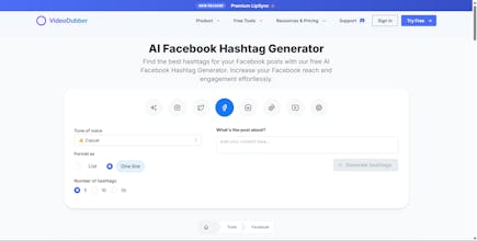 Facebook Hashtag Generator gallery image