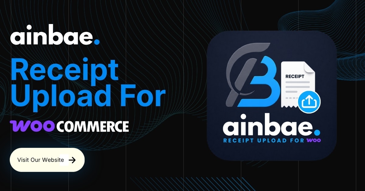Ainbae Receipt Upload for WooCommerce gallery image