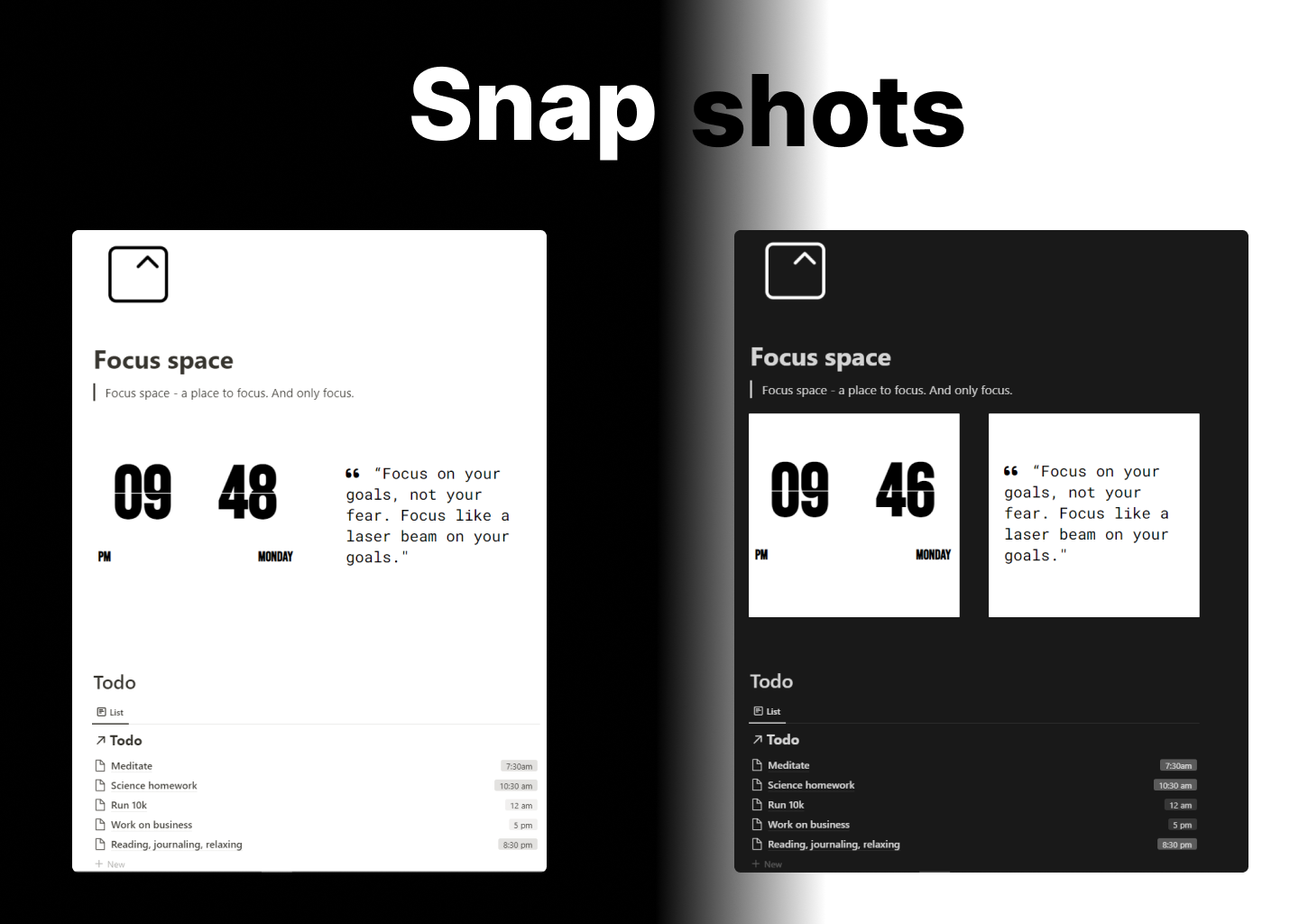 Begriff mono Focus OS Medien 7