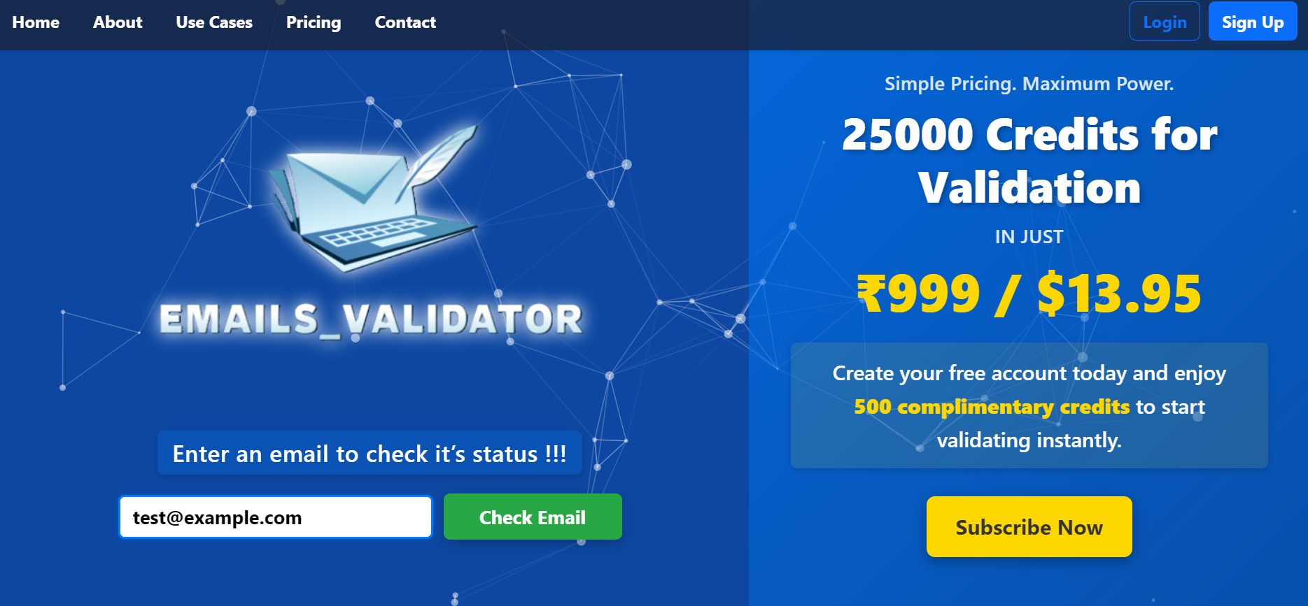 Emails_Validator - Main product screenshot demonstrating key features and user interface