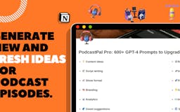 PodcastPal- GPT-4 Prompts for Podcasters media 2