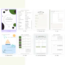 Planner + Growth Mindset Worksheets gallery image