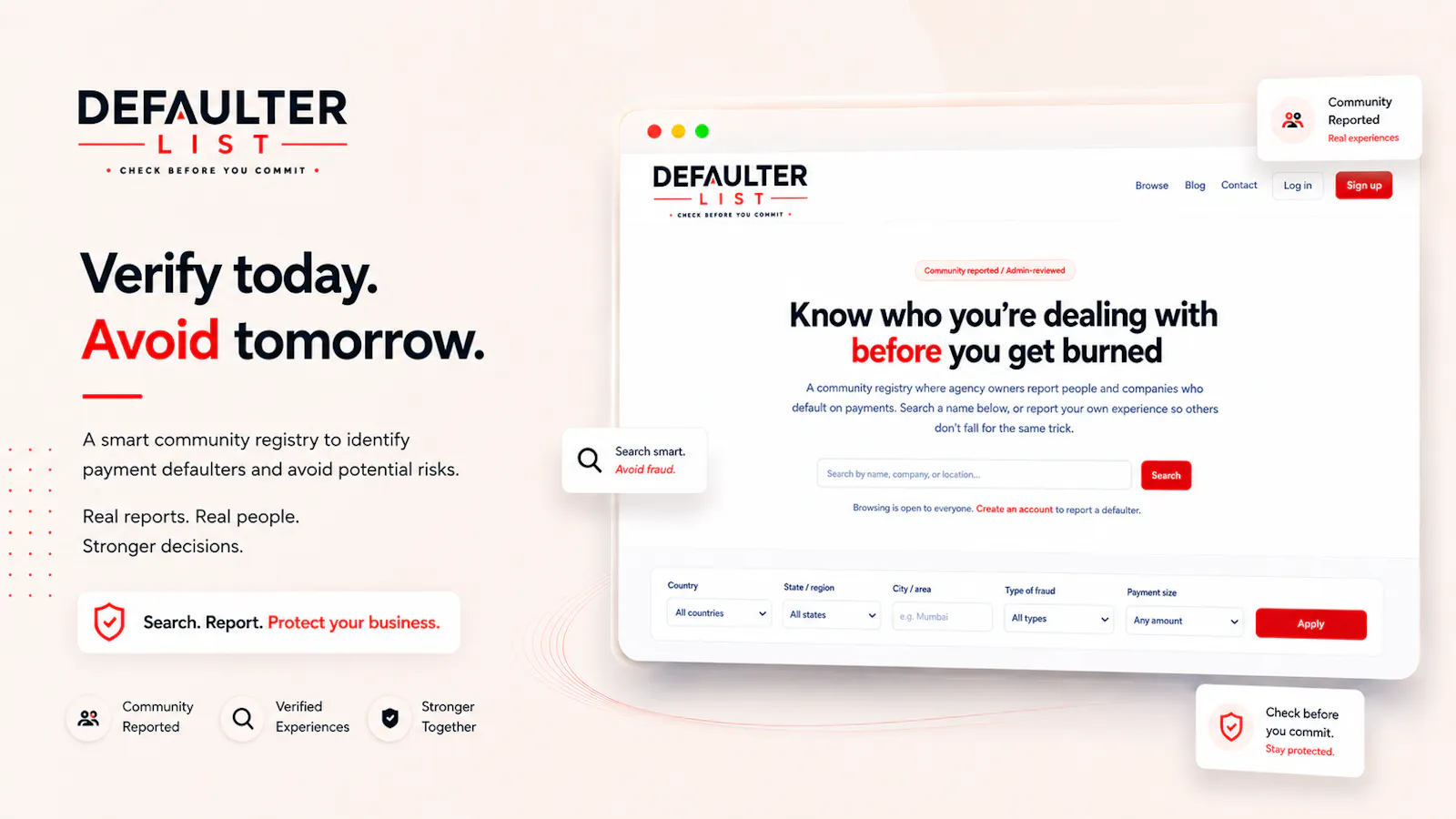 Defaulter List-For Agencies Across World screenshot 2