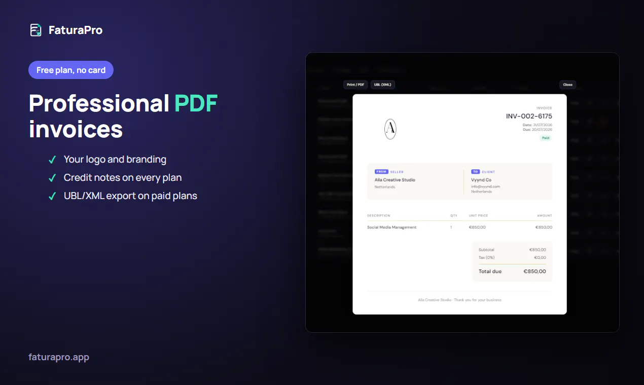 Fatūra Pro — Professional Invoicing gallery image
