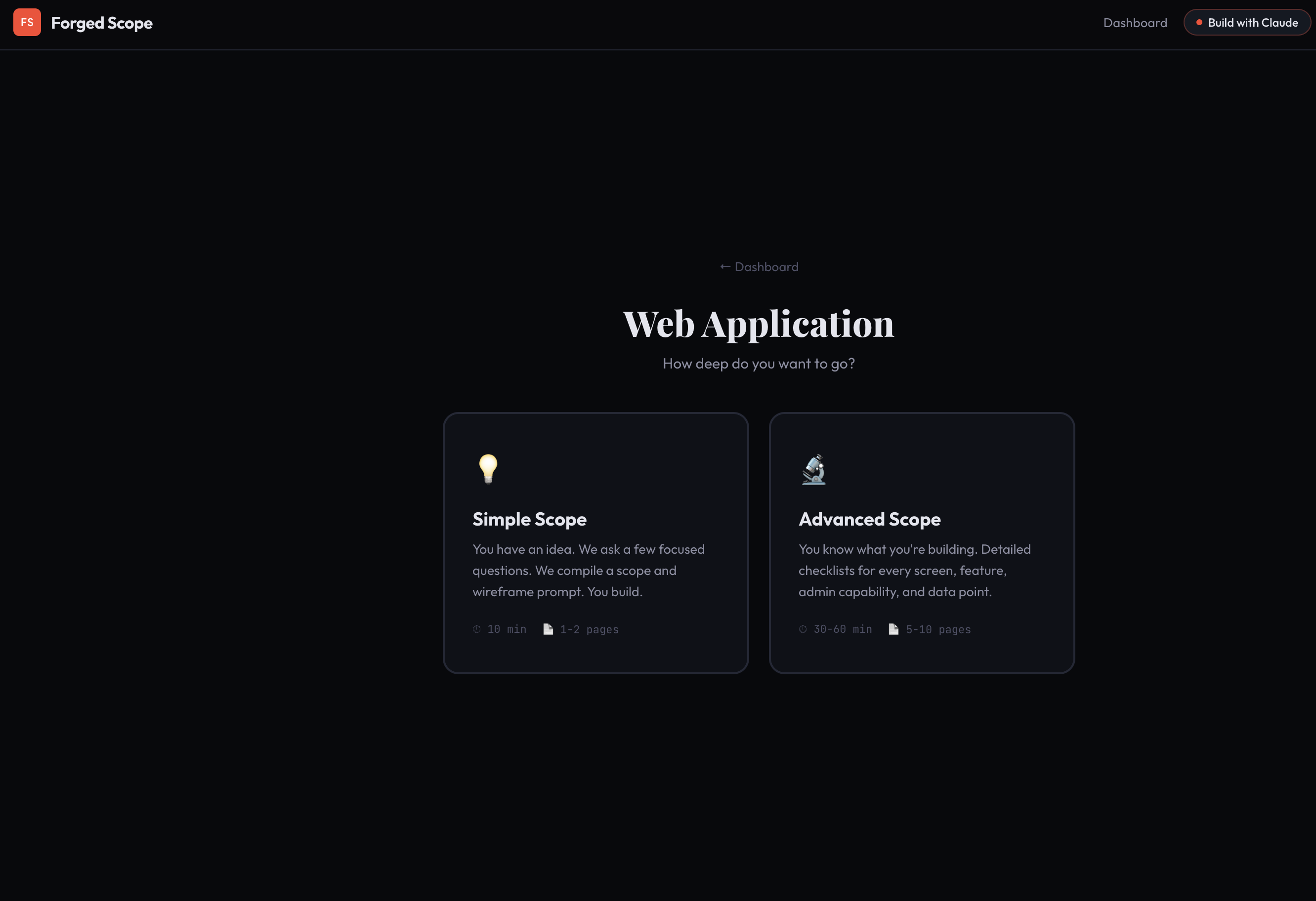 Forged Scope - Screenshot 4 showing product features and functionality