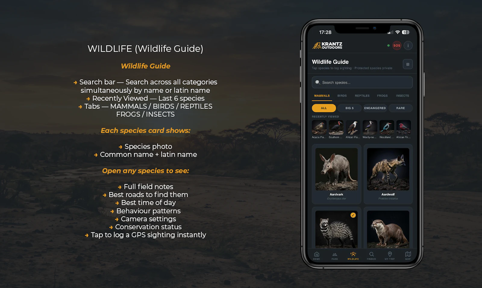 Kruger Field Guide by Krantz Outdoors screenshot 4