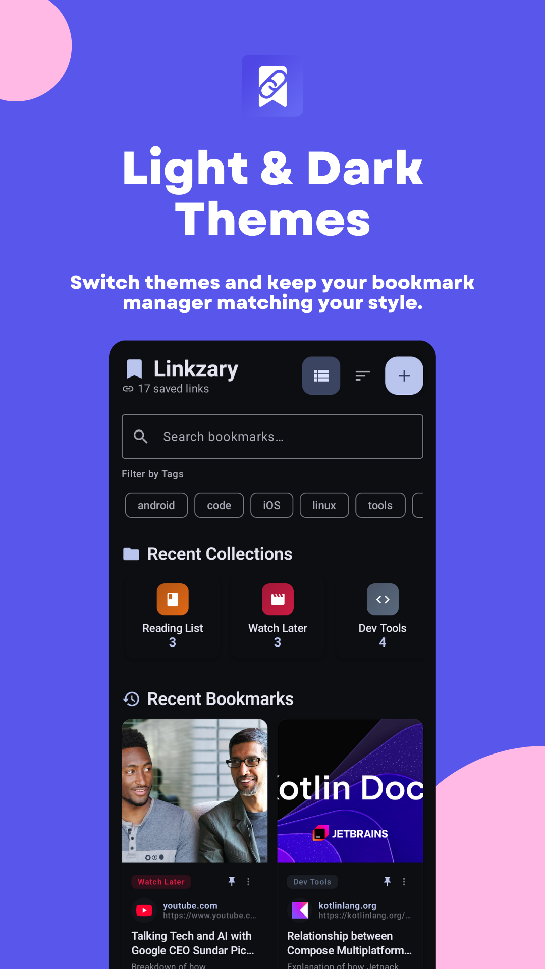 Linkzary - Screenshot 2 showing product features and functionality