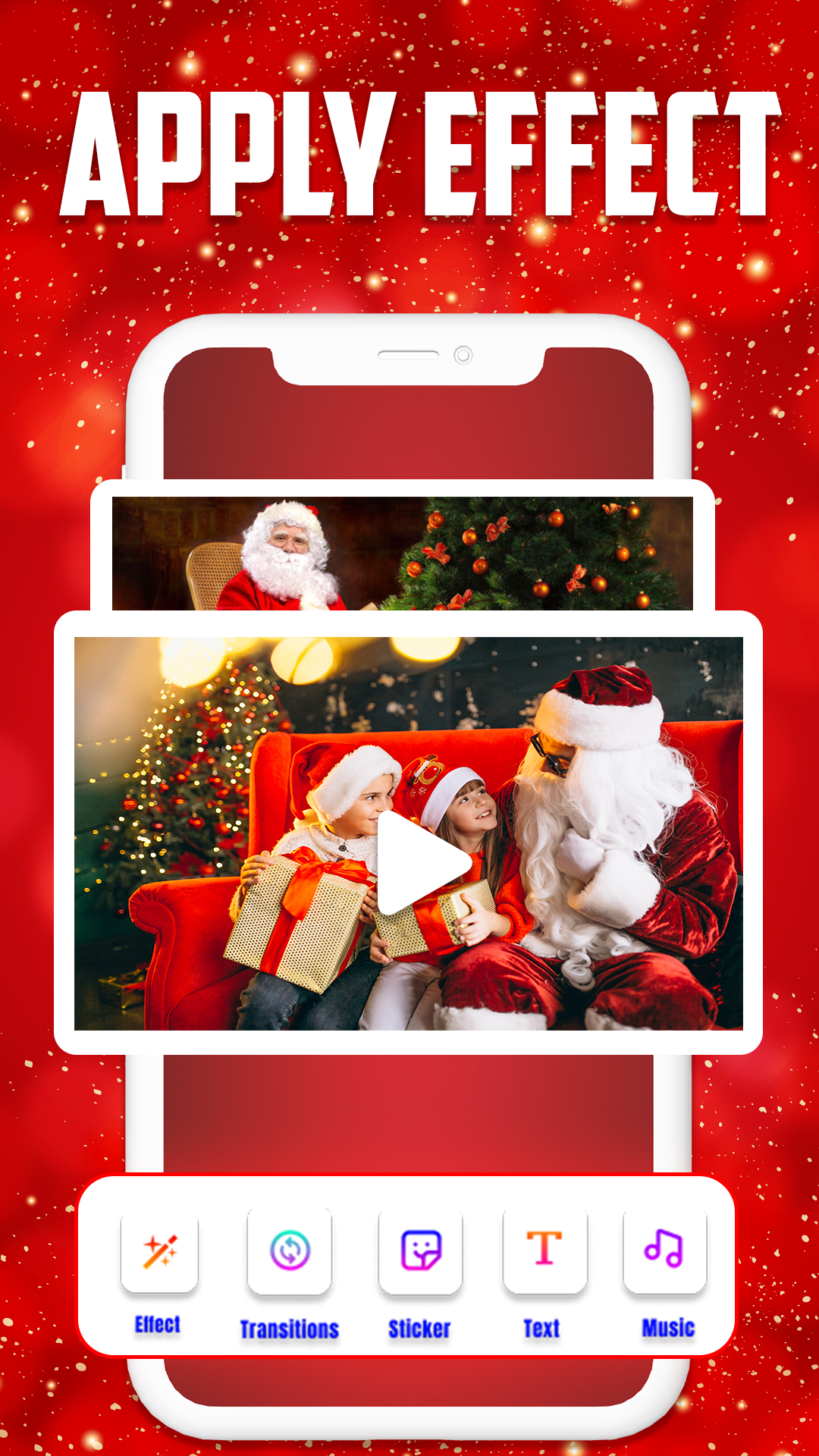Kerstvideo -maker 2022 - Kerstvideo -maker met muziek media 3