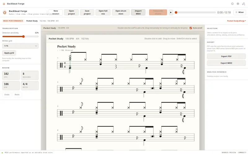 Backbeat Forge screenshot 4