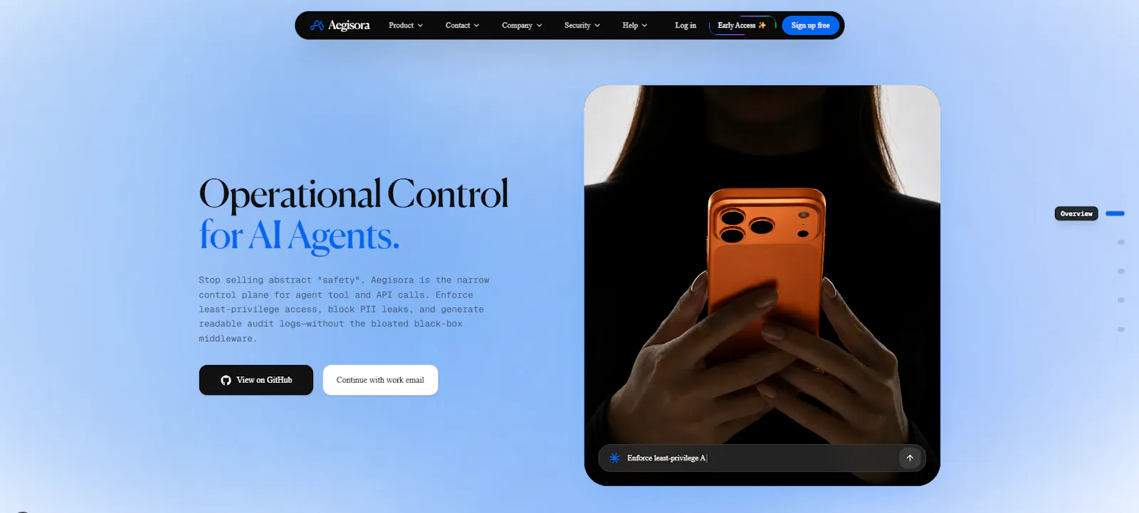Aegisora screenshot 2