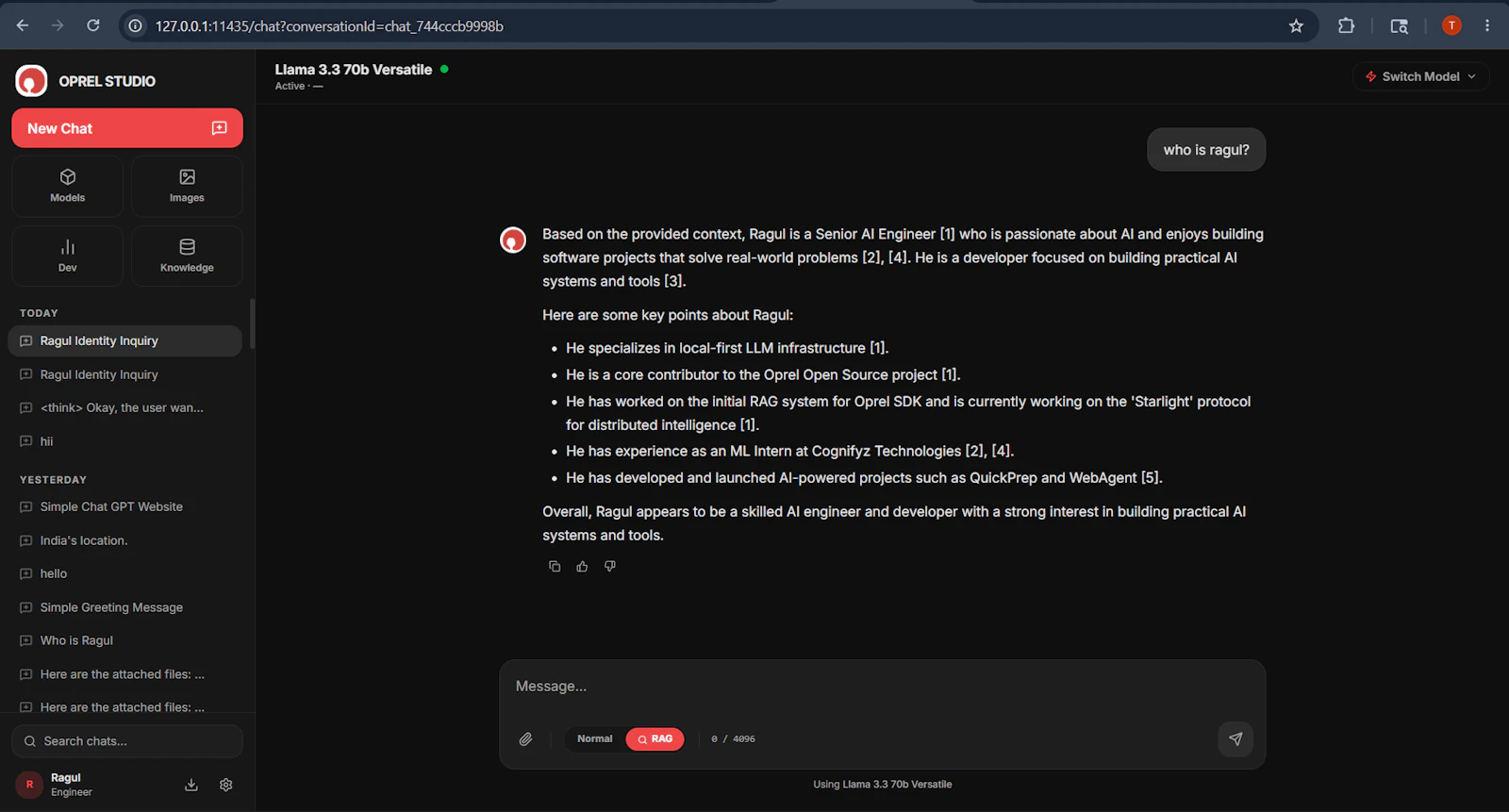 Oprel  v0.6.0 screenshot 7