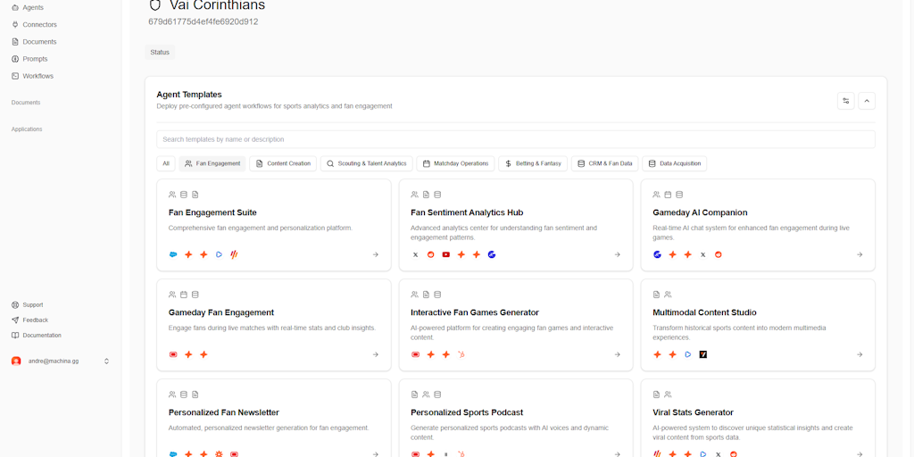 Machina Sports - AI Agents for Sports