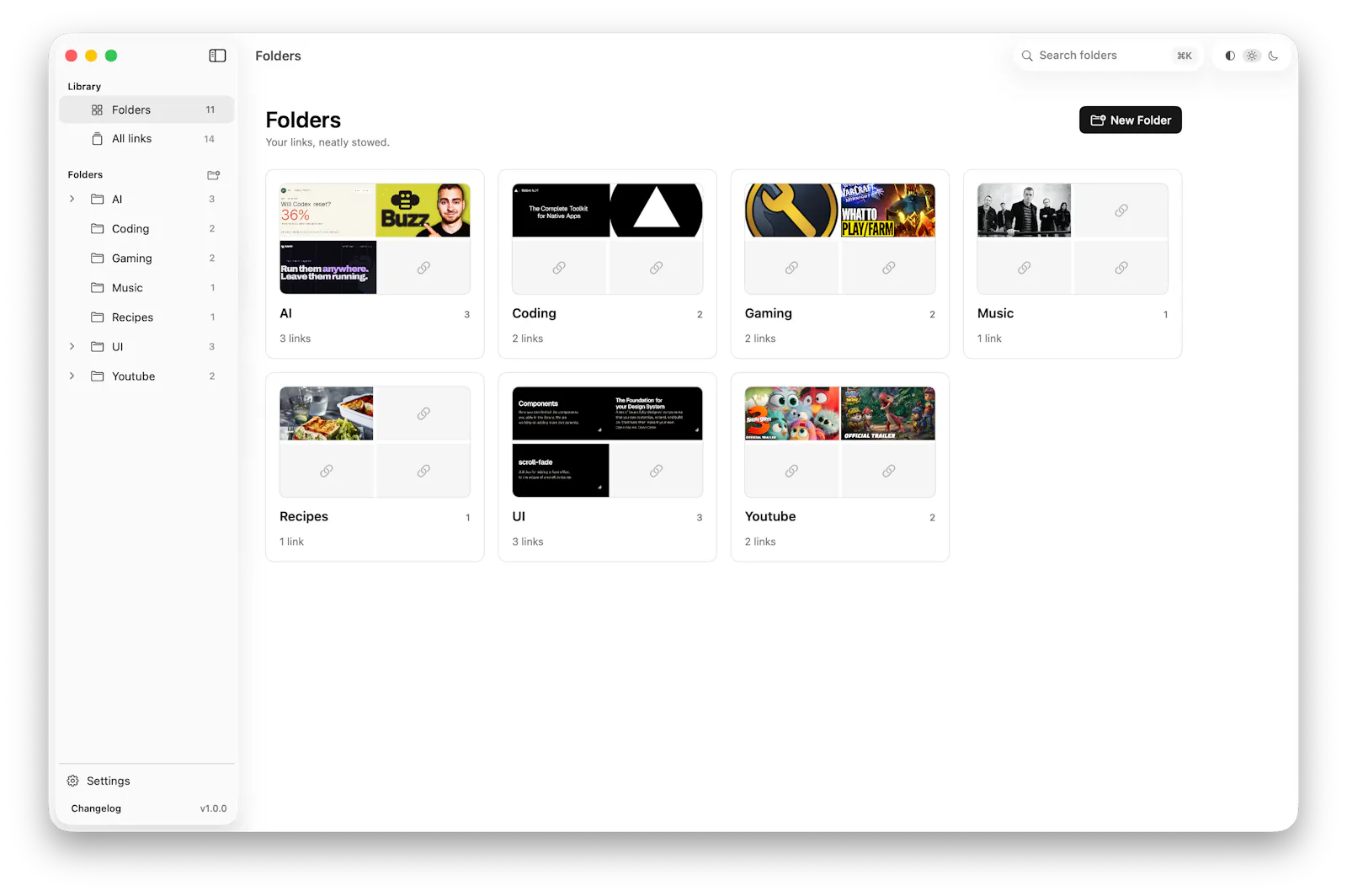StowLink screenshot 2