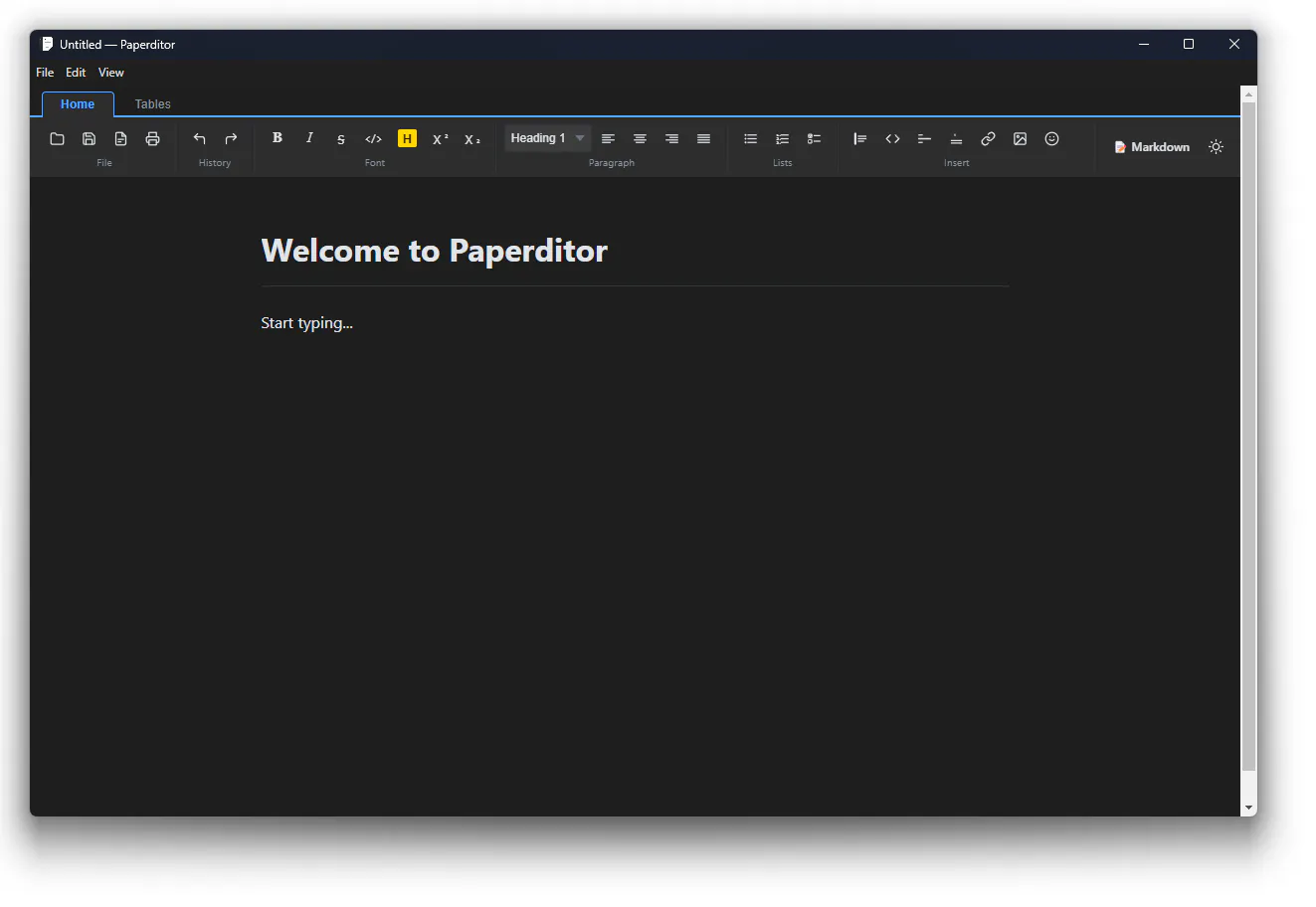 Paperditor – free Markdown editor gallery image