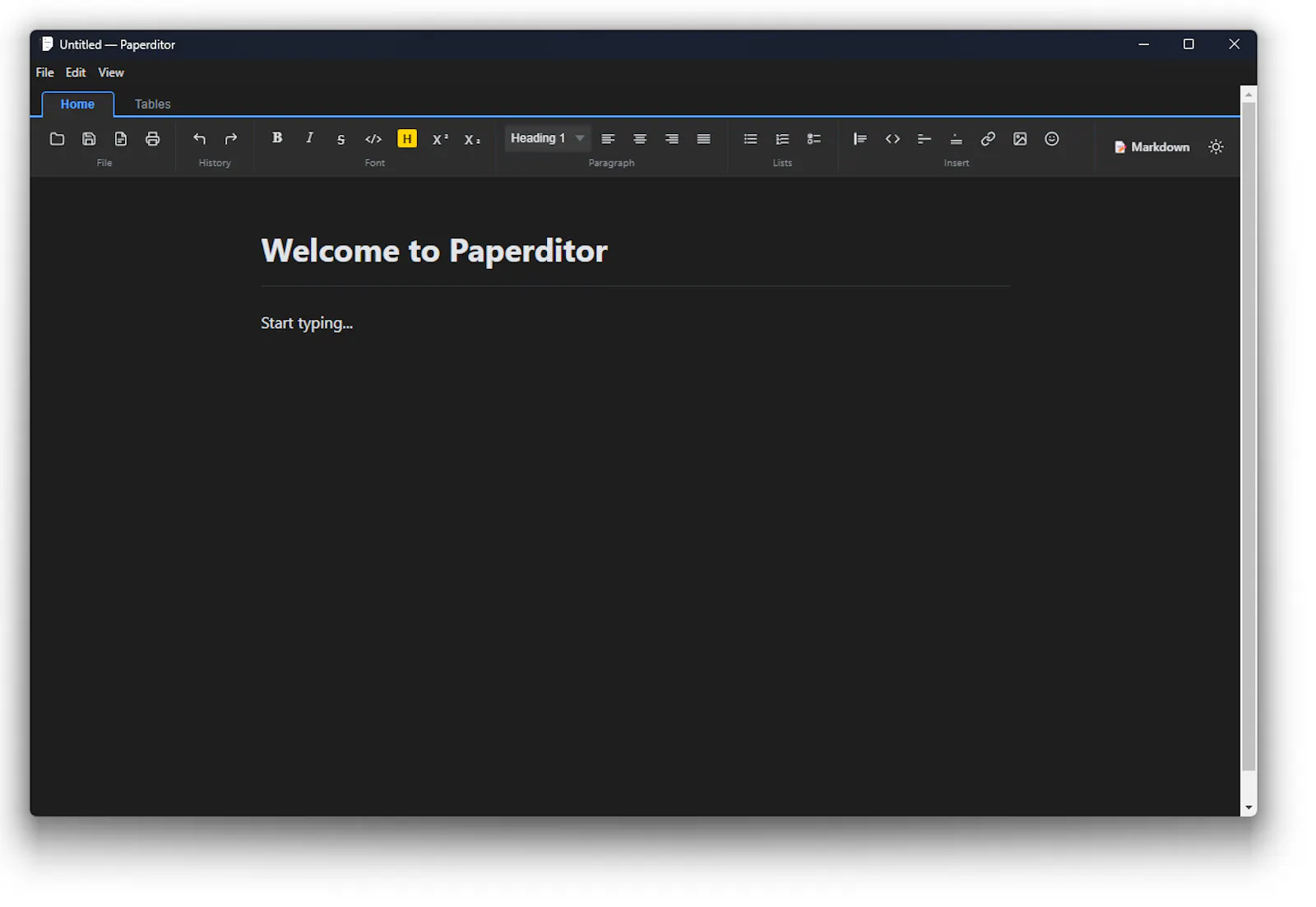 Paperditor – free Markdown editor screenshot 3