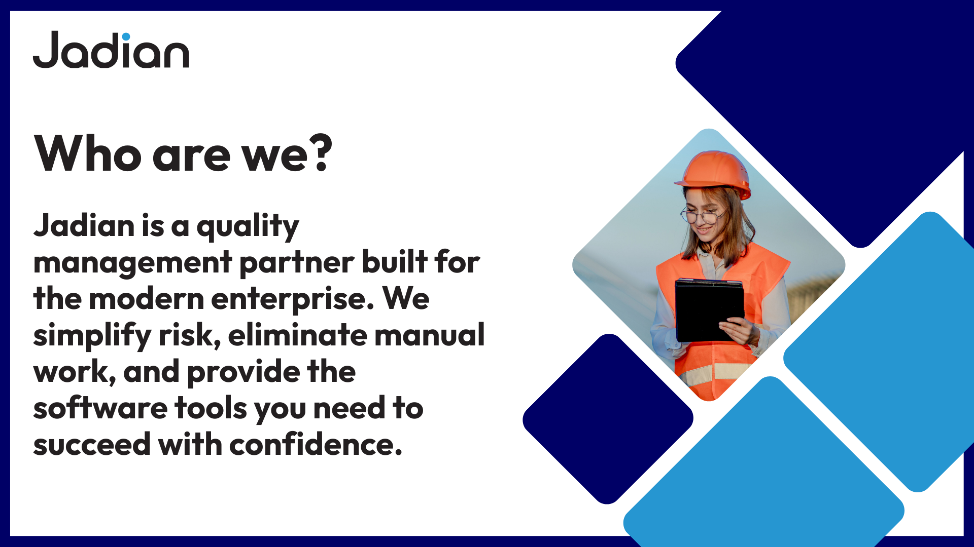 Jadian, Inc. - Screenshot 3 showing product features and functionality