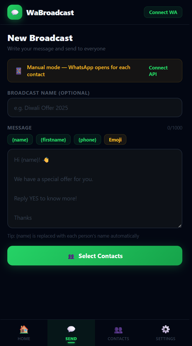 WaBroadcast gallery image