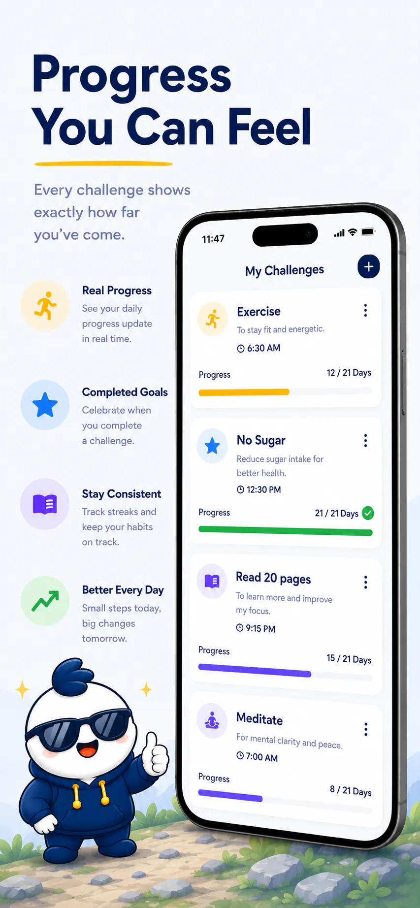 Leo: 21 Day Habit Builder screenshot