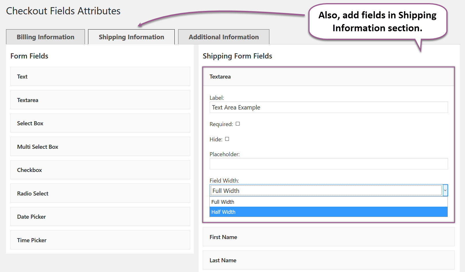 WooCommerce Checkout Manager Plugin gallery image