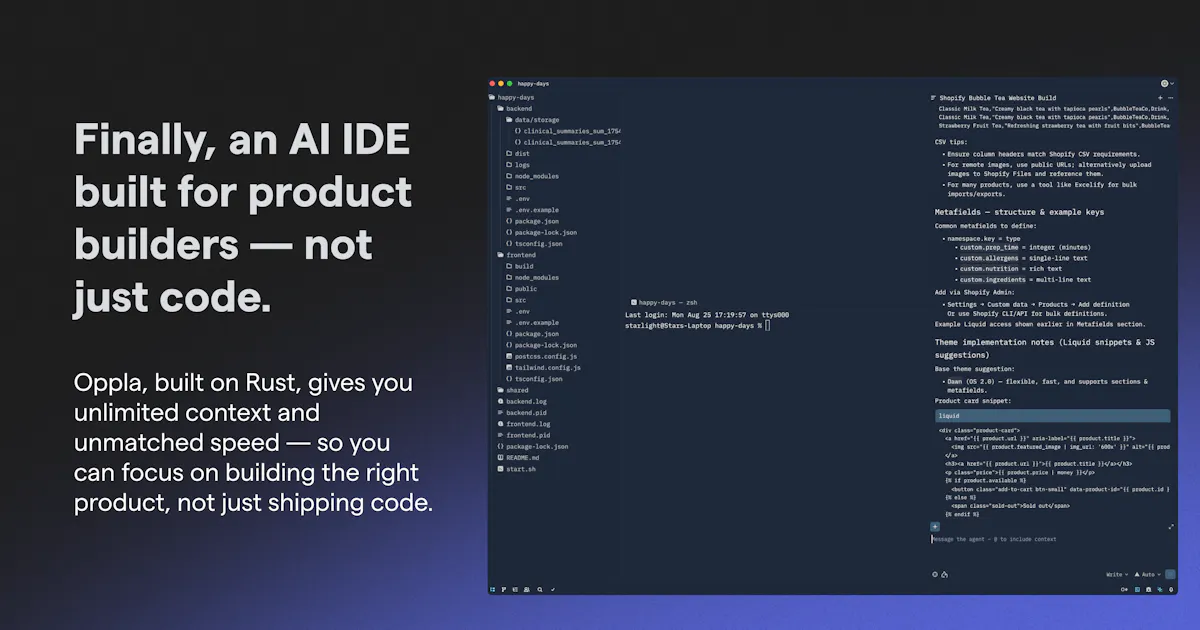 Oppla AI IDE