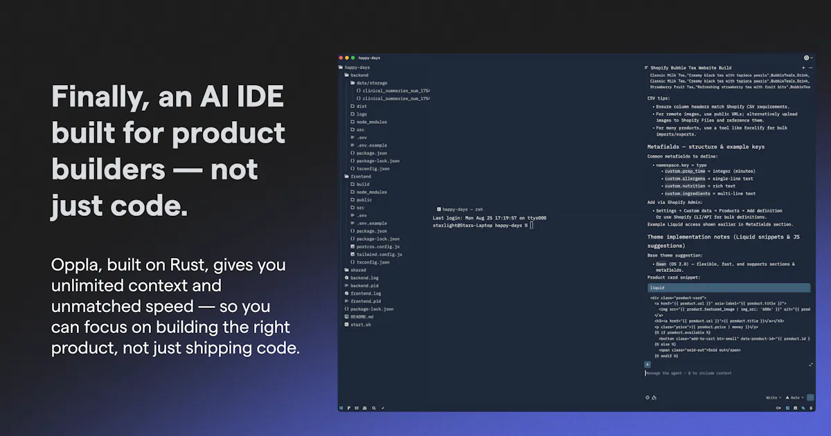 Oppla AI IDE