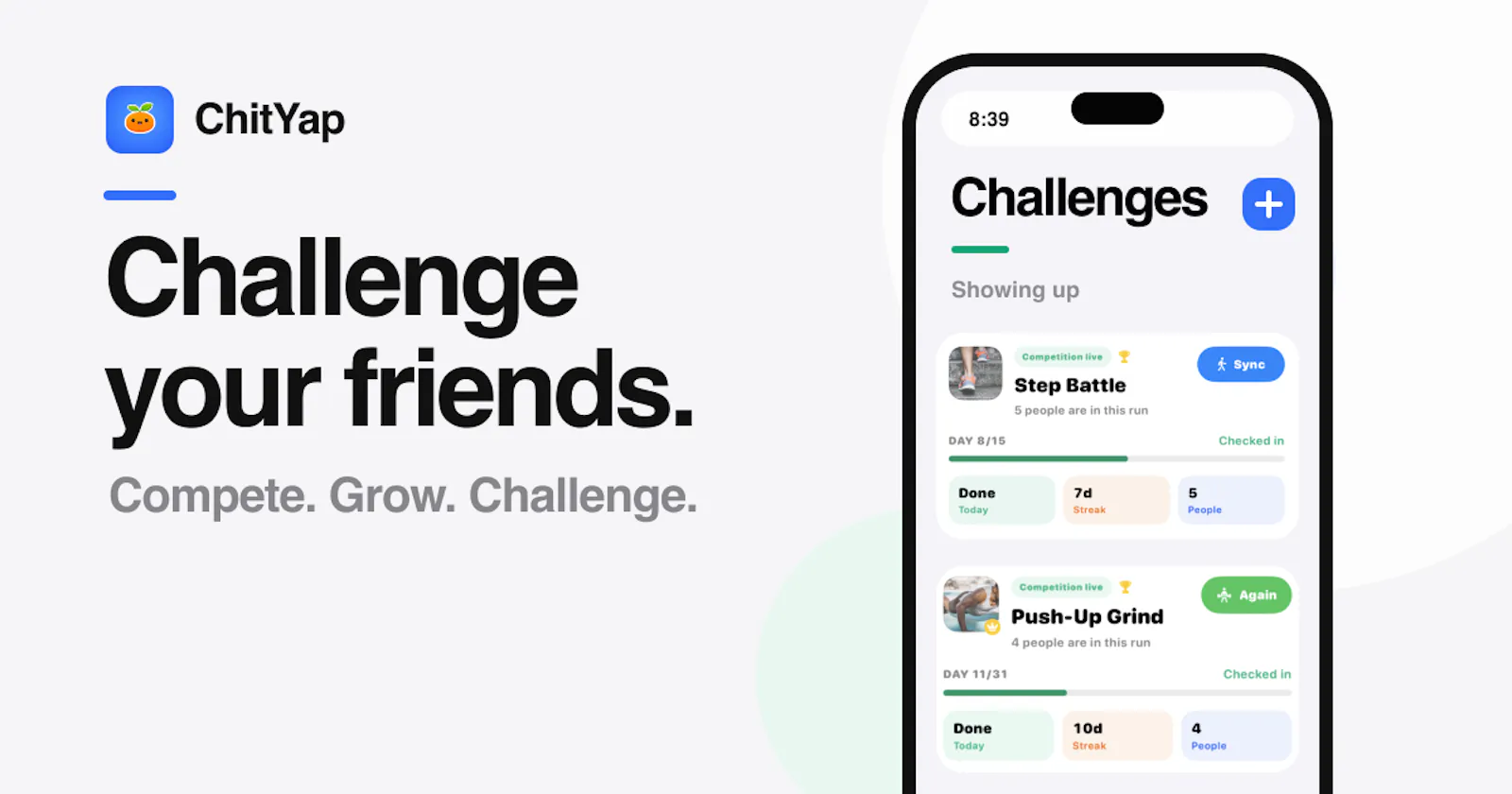 ChitYap - Start a Challenge! screenshot 2