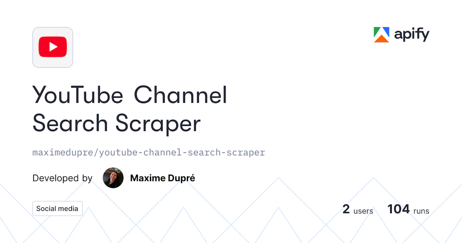 YouTube Channel Search Scraper screenshot 1