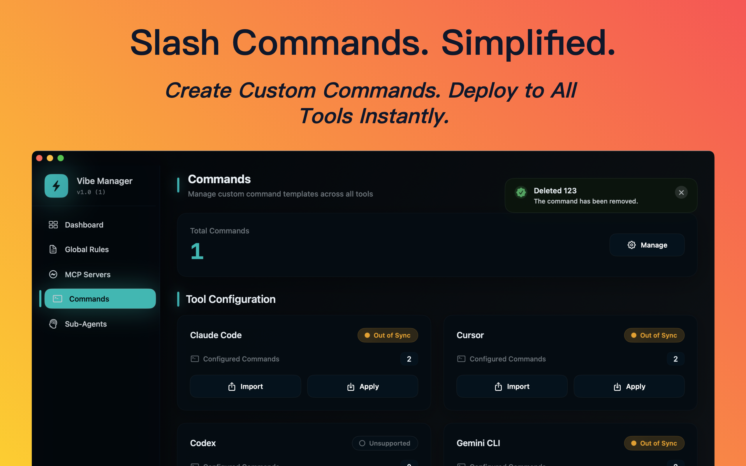 Vibe Manager - Screenshot 2 preview