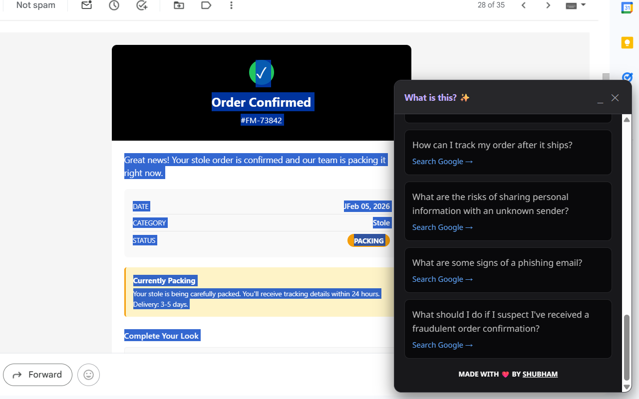 What is this? - Screenshot 3 showing product features and functionality