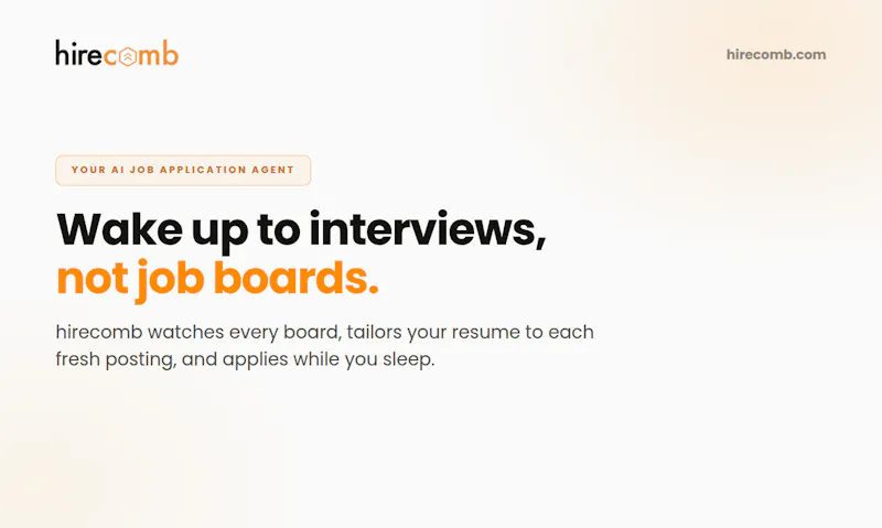 hirecomb screenshot 2