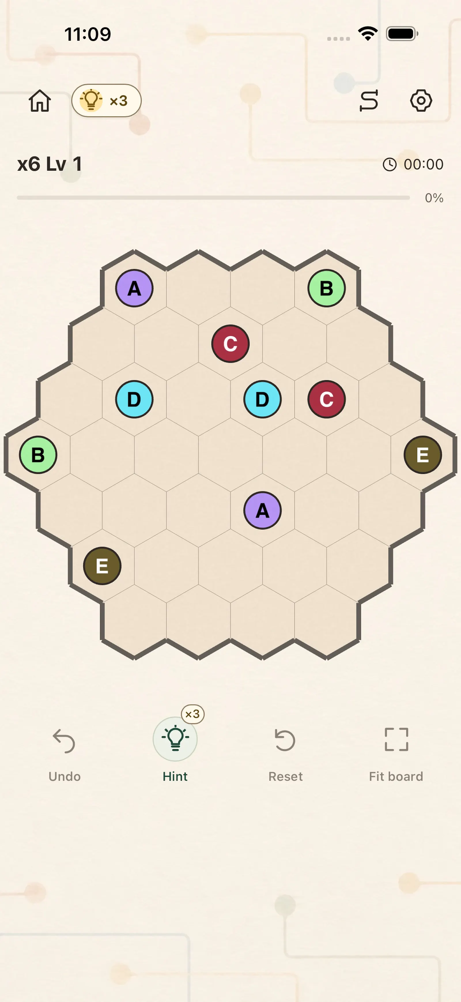 Pastel Link Puzzle screenshot 2