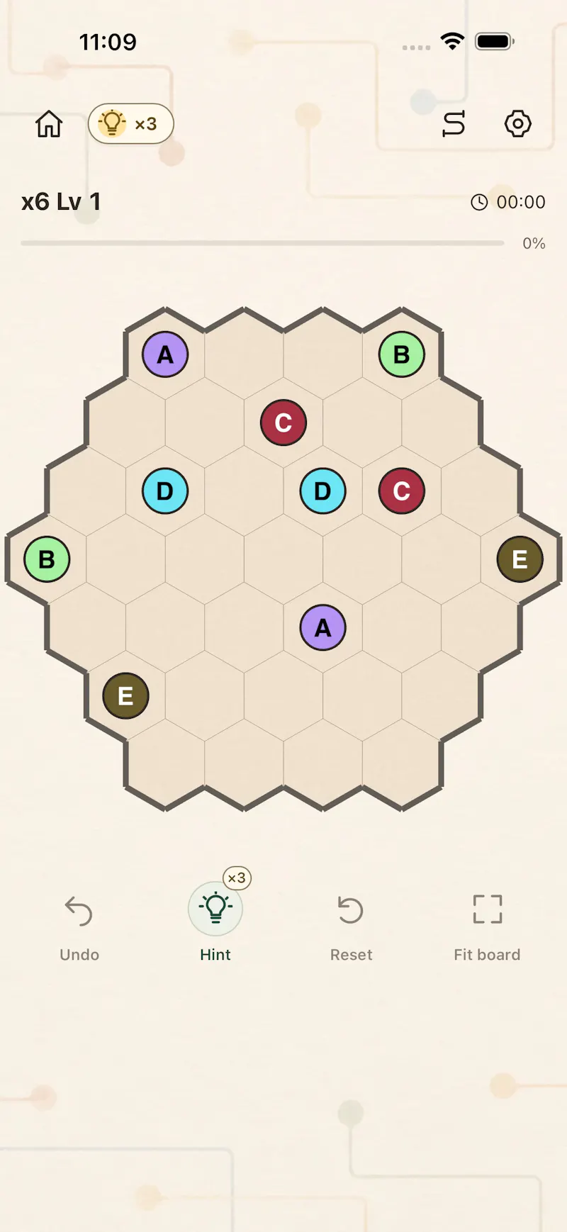 Pastel Link Puzzle screenshot 2