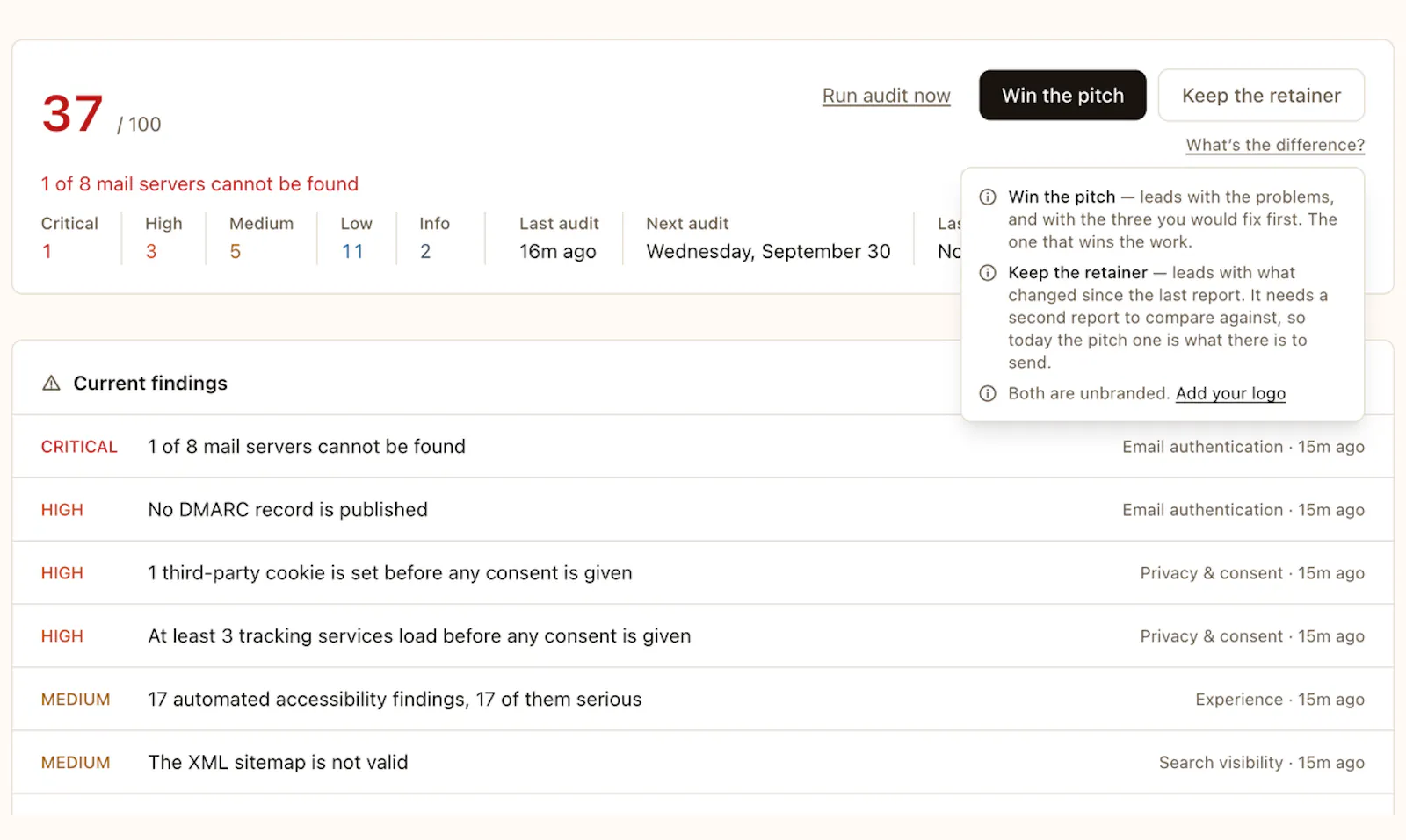 Finetooth screenshot 2