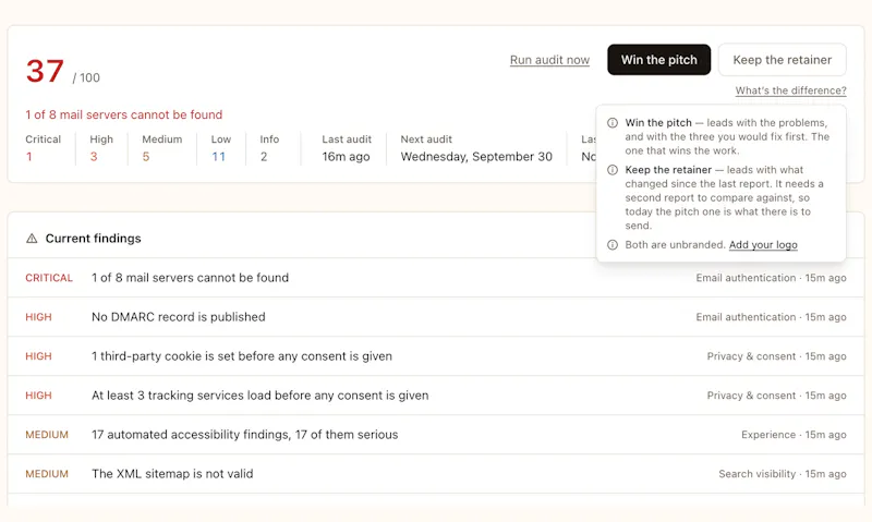 Finetooth screenshot 2