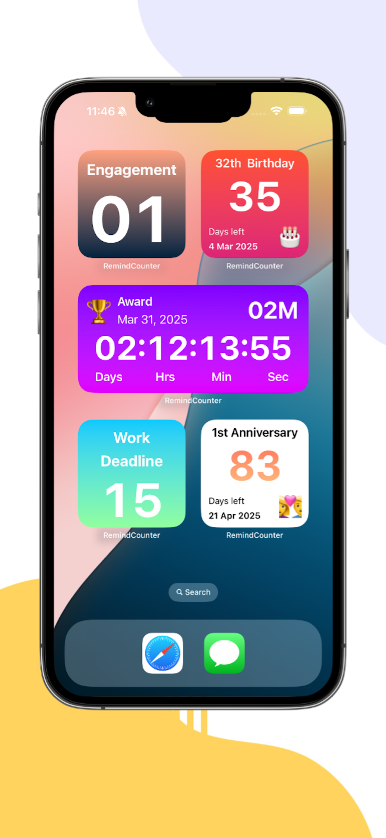 Remind Counter for life events/occasions media 1