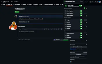 GitHub Issue Focus gallery image