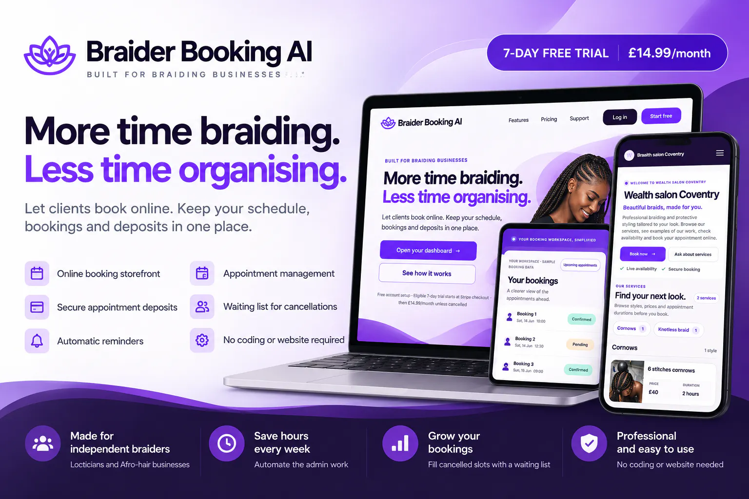 Braider Booking AI gallery image
