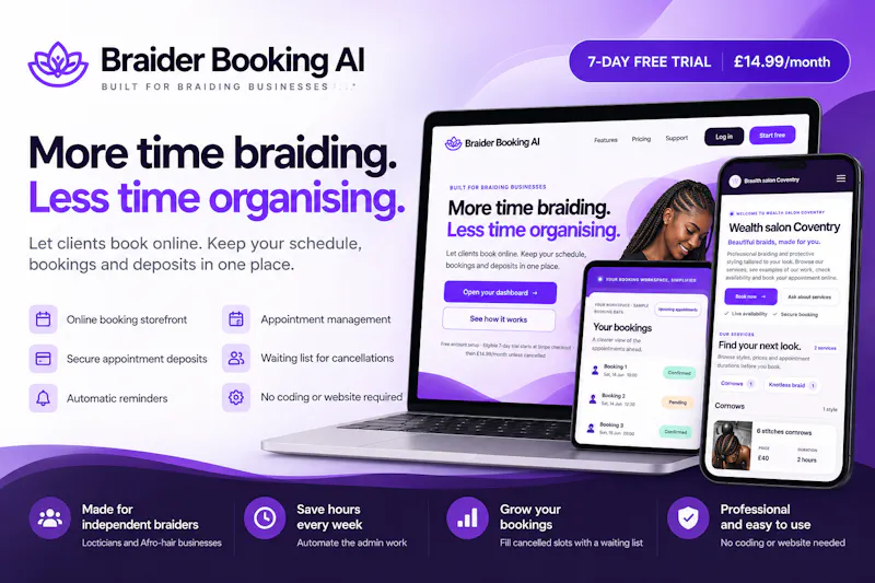 Braider Booking AI screenshot 1