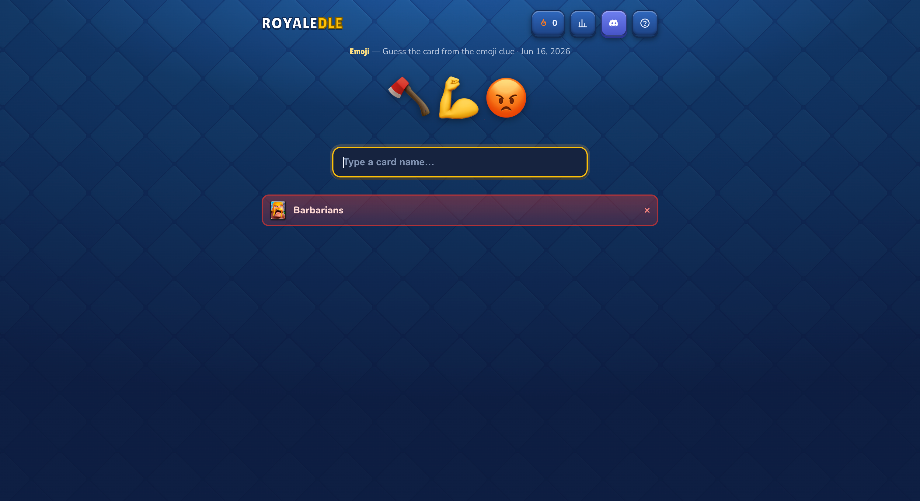 Royaledle — Daily Clash Royale guessing gallery image