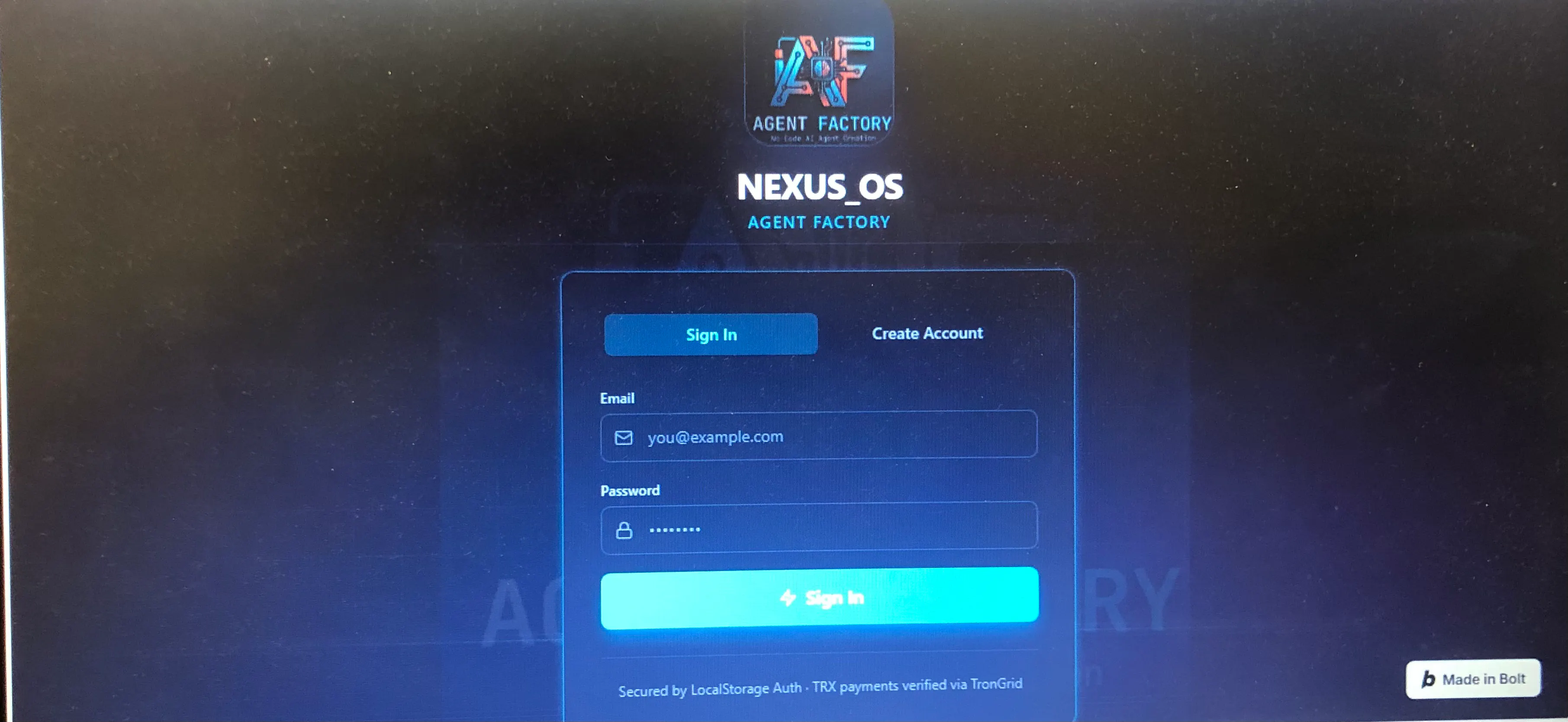 NEXUS_OS · Agent Factory gallery image
