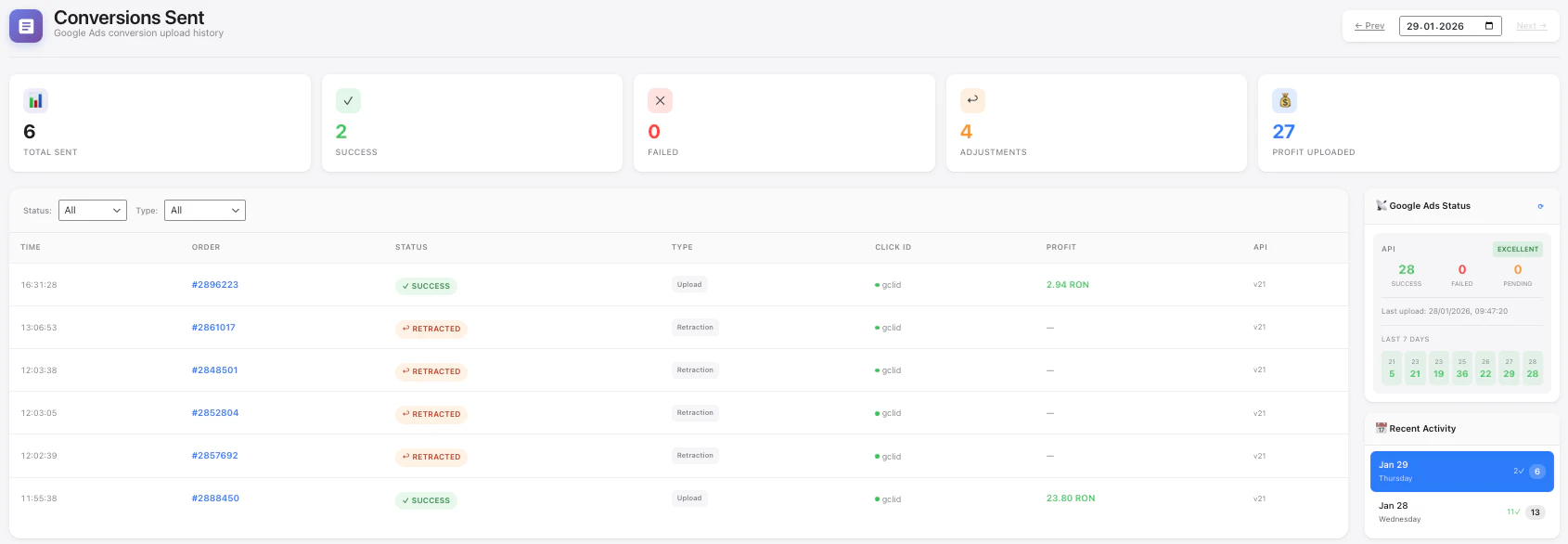 WooTrack - POAS Plugin for WooCommerce screenshot 1